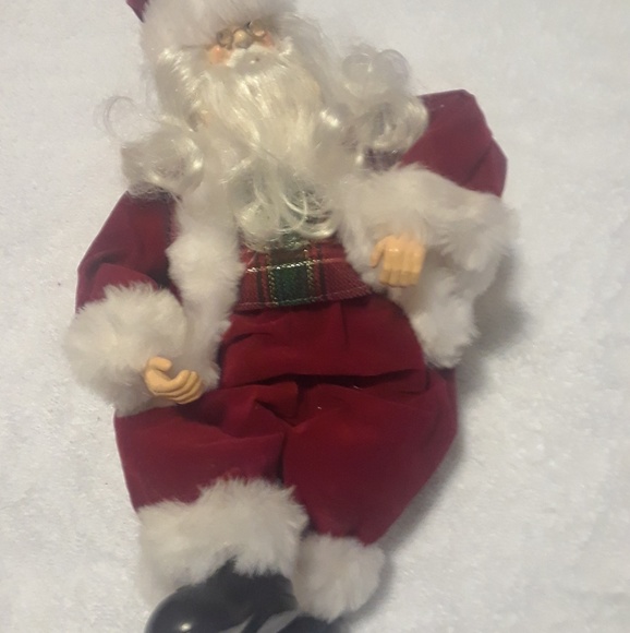 Home Interiors Other - Home Interiors Vintage Shelf Sitting Santa Plush